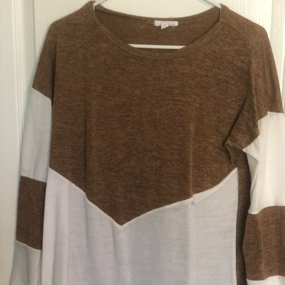 Two-Toned Sweater Shirt